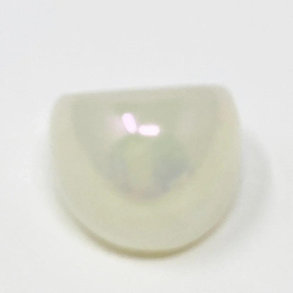 Acrylic Resin Bubble Ring Chunky Cool White - Picture 4 of 5